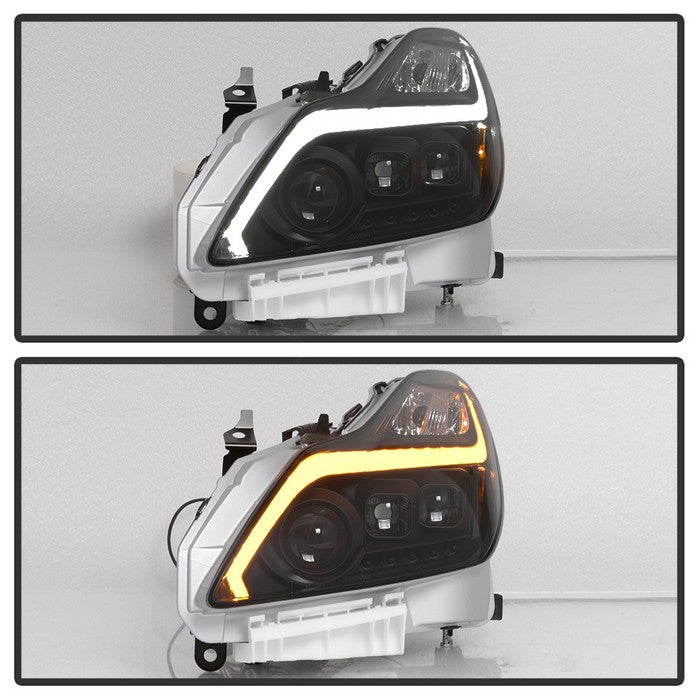 SPYDER xTune Infiniti G37 Coupe HID Only 08-15 Projector Headlights Black Smoked PRO -JH-IG3708-2D-LB-BSM 9039348