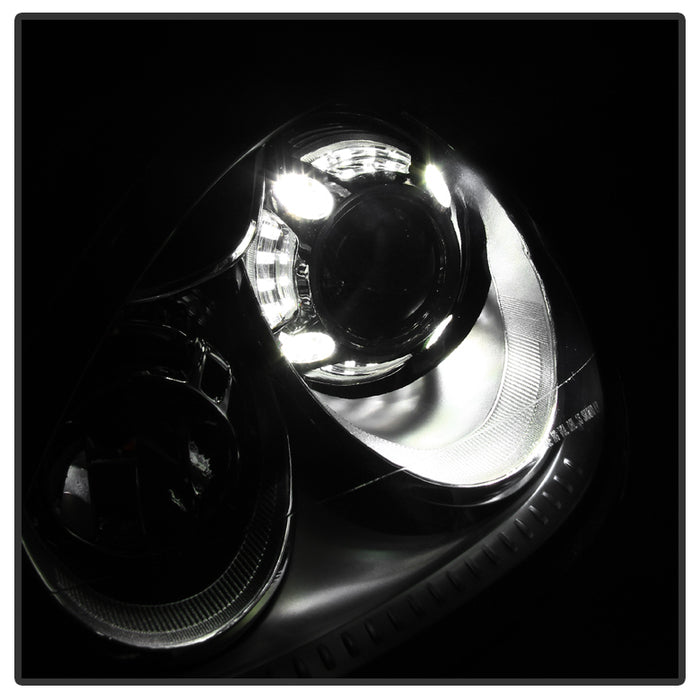 SPYDER Xtune Porsche Cayenne 11-14 4 LED Projector Headlights Black PRO-JH-PCAY11-AFS-BK 9934049