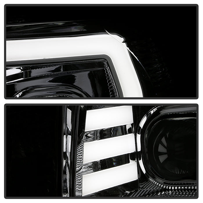 xTune Toyota Tacoma 05-11 LED Light Bar Projector Headlights - Chrome PRO-JH-TT05-LB-C 9050152