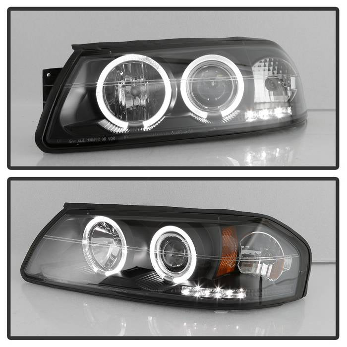 Spyder Chevy Impala 00-05 Projector Headlights LED Halo LED Black High H1 Low H1 PRO-YD-CHIP00-HL-BK 5009401