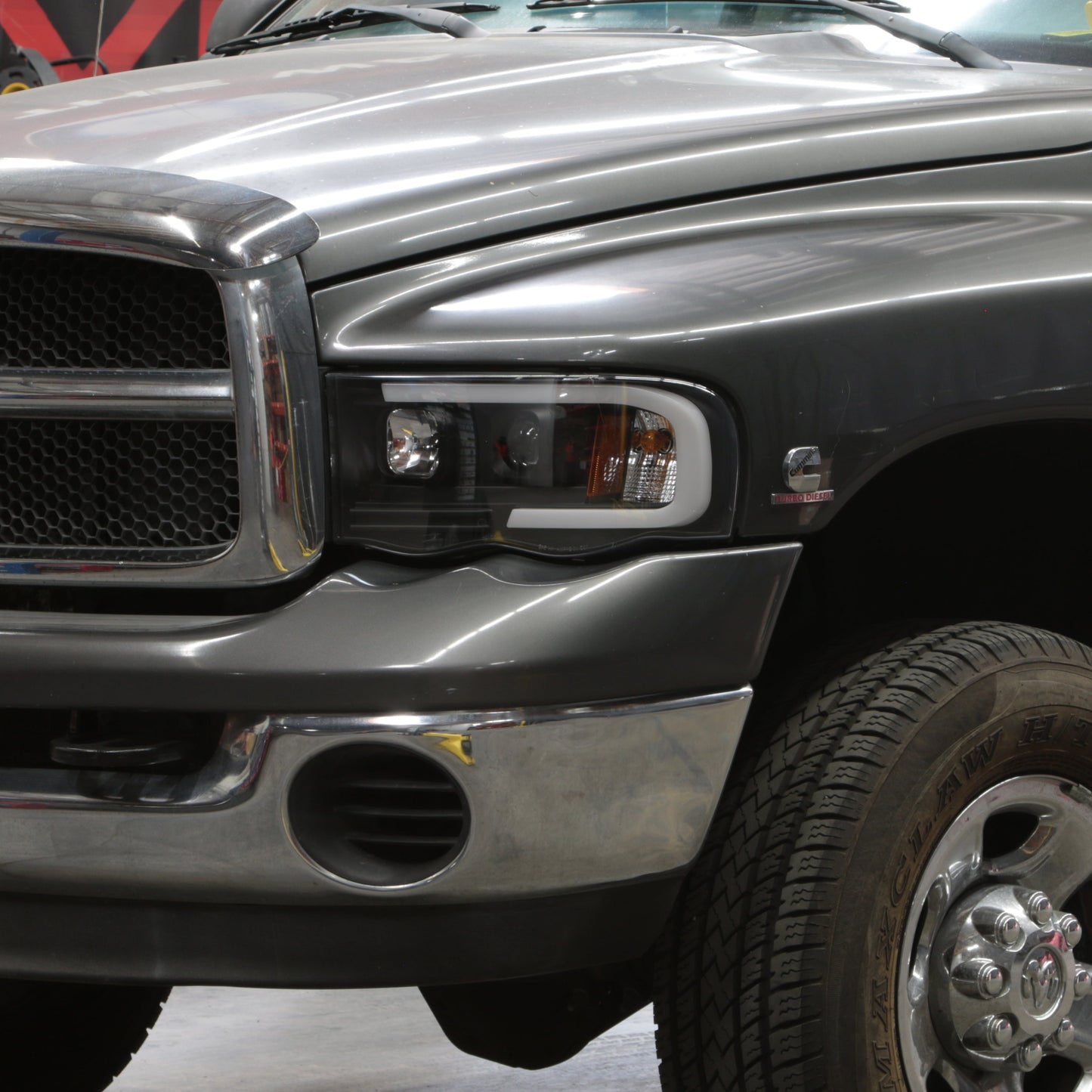 Spyder Dodge Ram 1500 02-05/Ram 2500/3500 03-05 High-Power LED Headlights - Black PRO-YD-DR02V2PL-BK 5088079