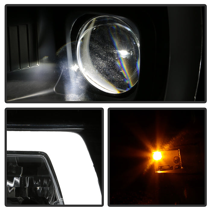 Spyder Ford F-150 04-08 High-Power LED Headlights - Black PRO-YD-FF15004PL-BK 5088161