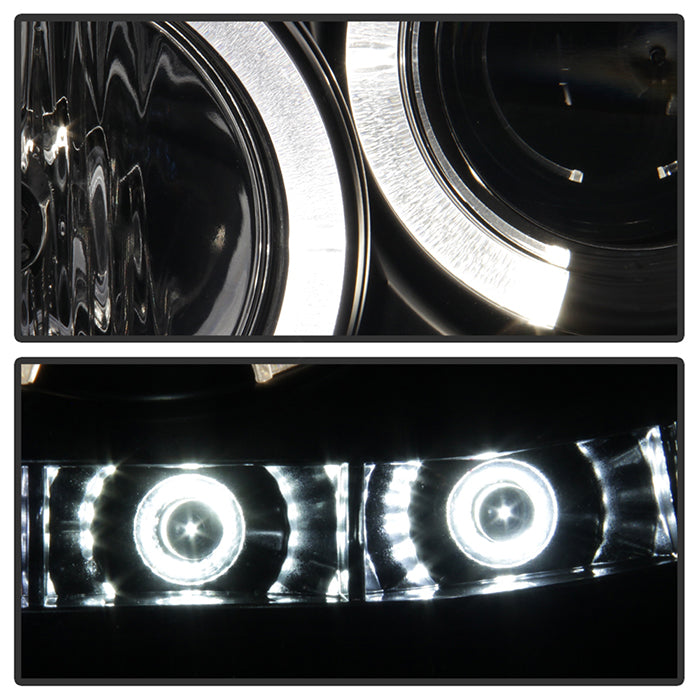 Spyder Ford F250/350/450 Super Duty 05-07 Projector Headlights LED Halo- LED Blk PRO-YD-FS05-HL-BK 5010544