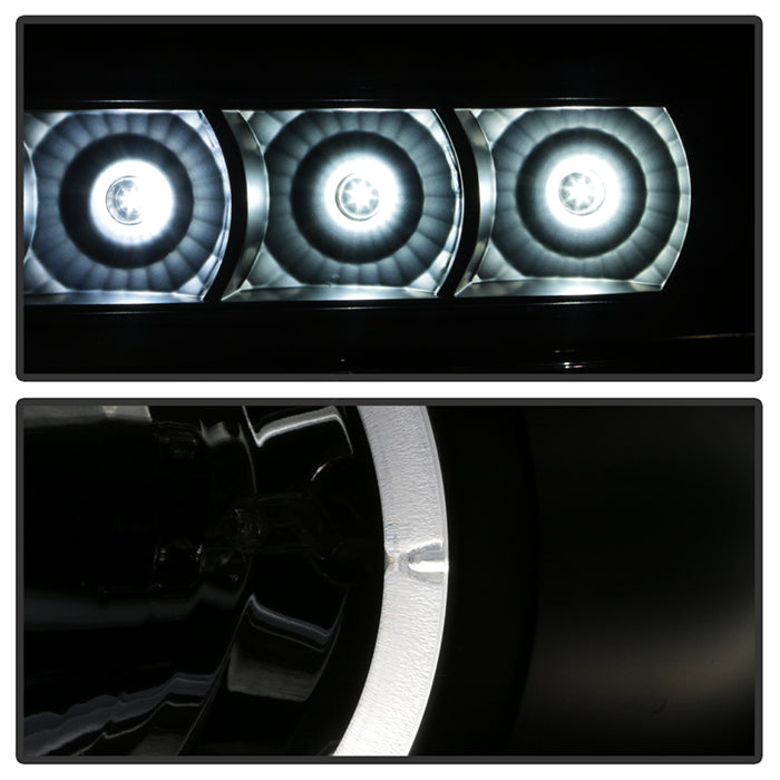 Spyder Ford F250/350 08-10 Projector Headlights LED Halo LED Blk Smke PRO-YD-FS08-HL-BSM 5078490