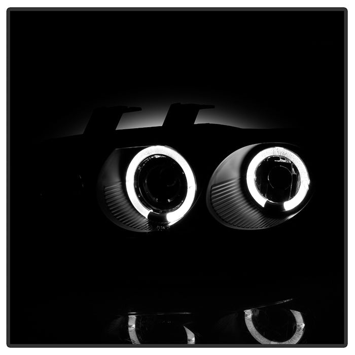 Spyder Honda Civic 92-95 2/3DR 1PC Projector LED Halo Amber Reflctr Blk PRO-YD-HC921P-23D-AM-BK 5010841