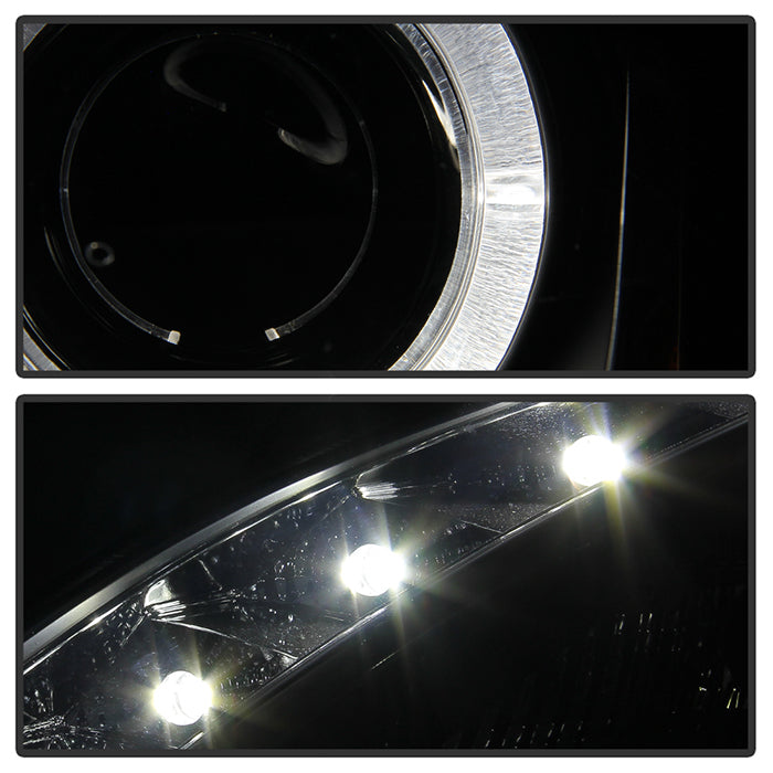 Spyder Hyundai Genesis 10-12 Projector Halogen Model- LED Halo DRL Blk PRO-YD-HYGEN09-DRL-BK 5034250