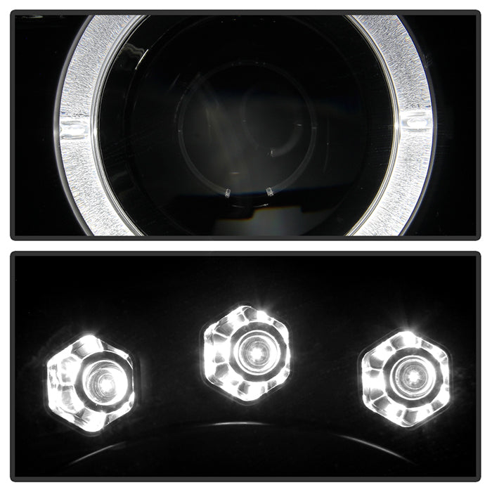 Spyder Jeep Grand Cherokee 05-07 Projector Headlights LED Halo LED Blk Smke PRO-YD-JGC05-HL-BSM 5078551
