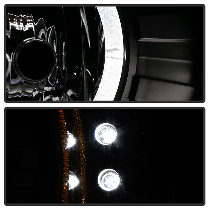 Spyder Jeep Grand Cherokee 99-04 Projector Headlights LED Halo LED Blk - PRO-YD-JGC99-HL-BK 5011145