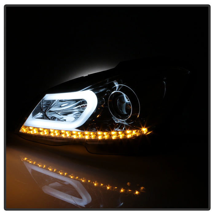 Spyder Mercedes Benz W204 C-Class 12-13 Projector Halogen Model- DRL Chrm PRO-YD-MBW20412-DRL-C 5074256