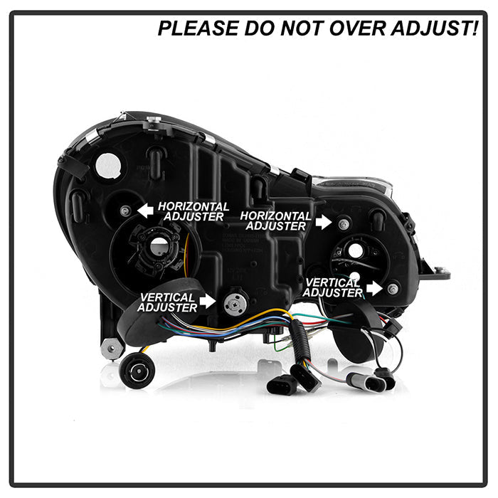 Spyder Mercedes Benz E-Class 03-06 Projector Headlights Xenon/HID Model- Blk PRO-YD-MBW21103-HID-BK 5042194