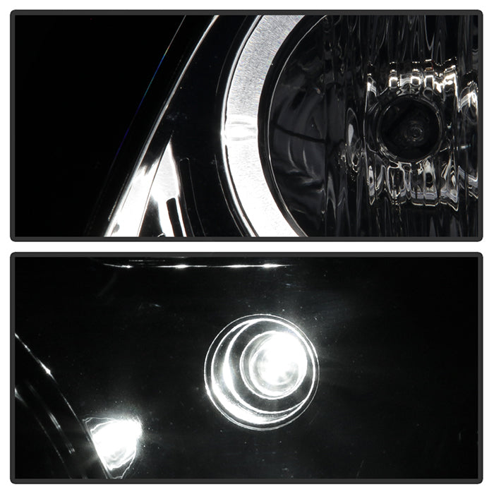 Spyder Pontiac GTO 04-06 Projector Headlights LED Halo LED Smoke High H1 Low H1 PRO-YD-PGTO04-HL-SM 5034007