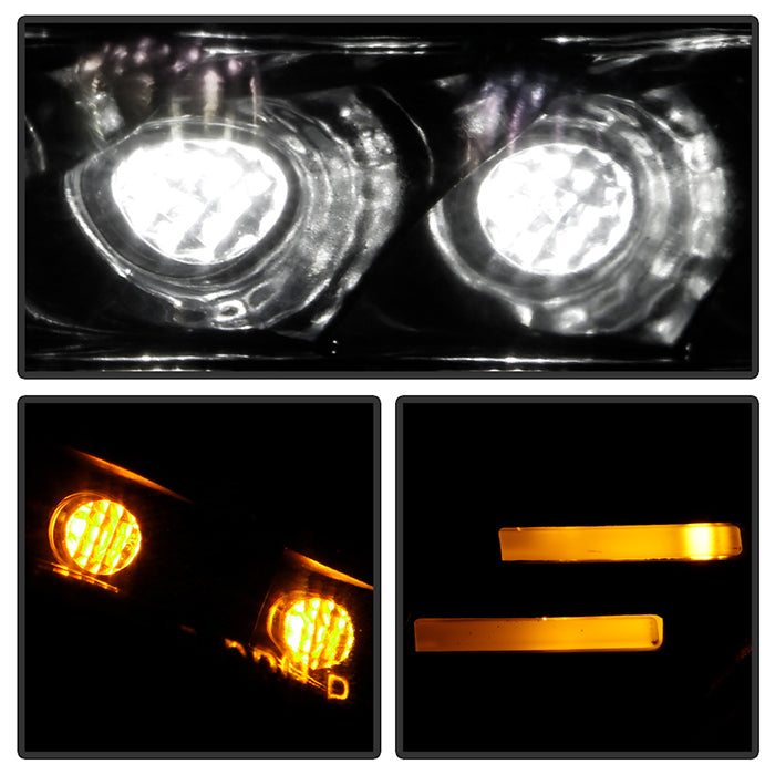 Spyder Subaru BRZ 12-14 Projector Headlights- DRL LED Black PRO-YD-SUBRZ12-BK 5075475