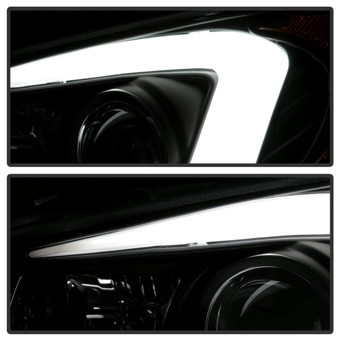 Spyder Subaru WRX 06-07 Projector Headlights - HID Model Only - Black PRO-YD-SWRX06-HID-LBDRL-BK 5083913