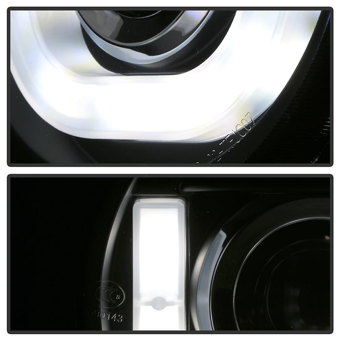 Spyder Toyota FJ Cruiser 07-14 Projector Halogen Model- 3D DRL LED Blk PRO-YD-TFJ07-3DDRL-BK 5075314