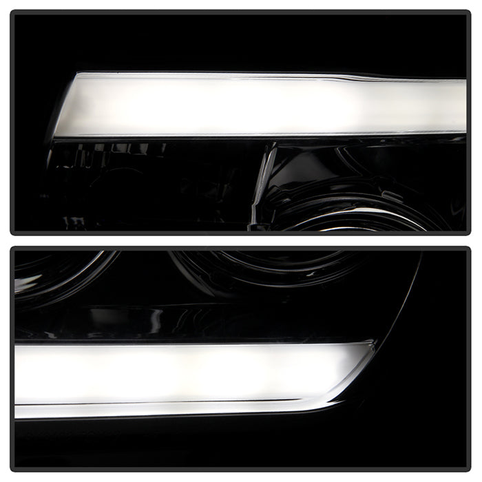 Spyder Toyota Tacoma 12-16 Projector Headlights Light Bar DRL Smoke PRO-YD-TT12-LBDRL-SM 5081728