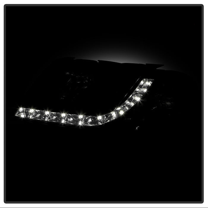 Spyder Volkswagen Passat 01-05 Projector Headlights DRL Black High H1 Low H1 PRO-YD-VP01-DRL-BK 5012302