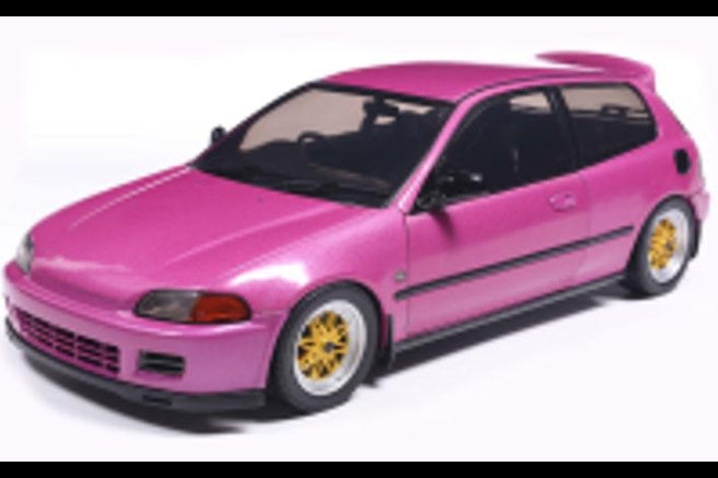 Solido 1991 Honda Civic EG6 Solido Works Pink Metallic 1:18