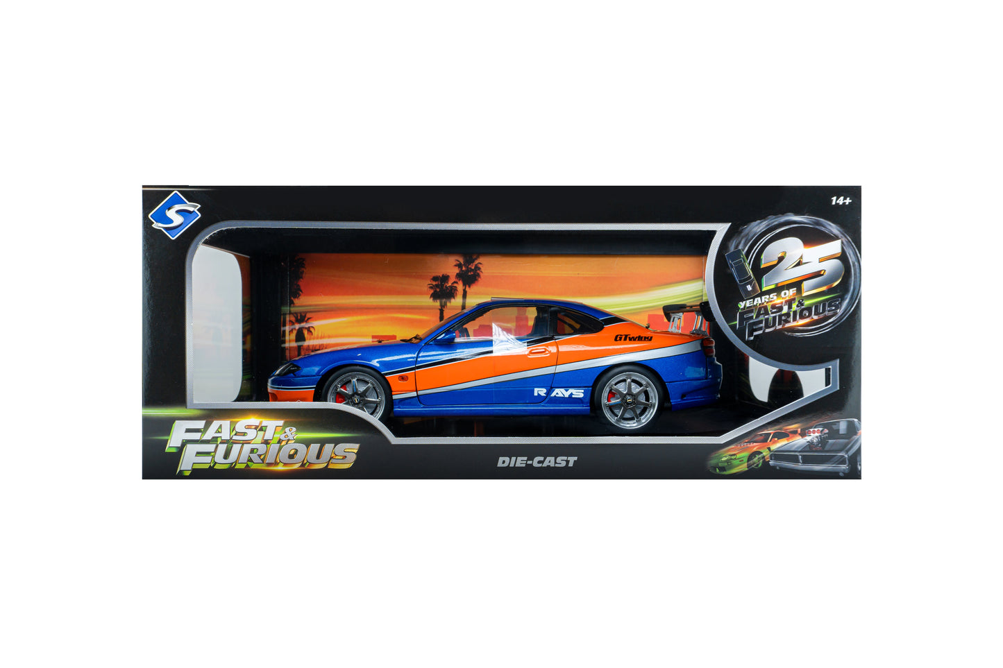 Solido 1999 Nissan Silvia (S15) Coupe Spec-S Tokyo Drift Mona Lisa 2006 1:18