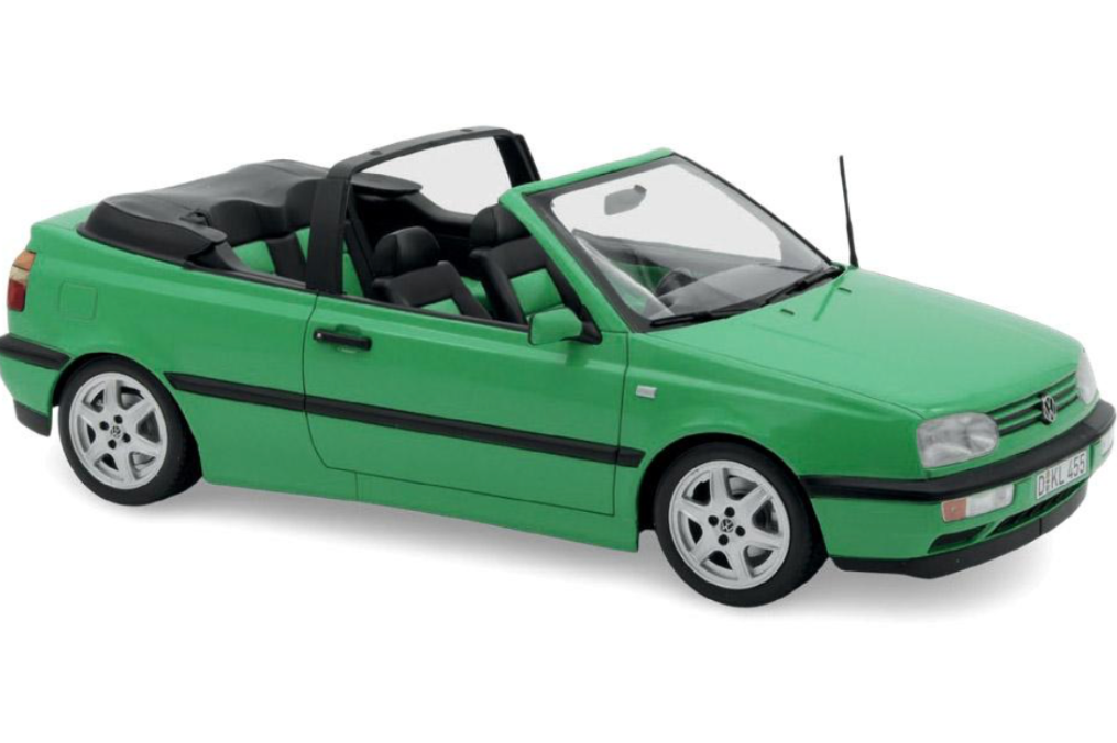 Norev 1995 Volkswagen Golf Cabriolet MK3 Salsa Green 1:18