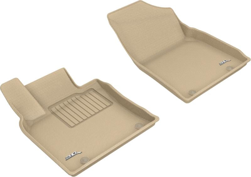 3D MAXpider 2019-2020 Lexus ES Kagu 1st Row Floormat - Tan L1LX06311502