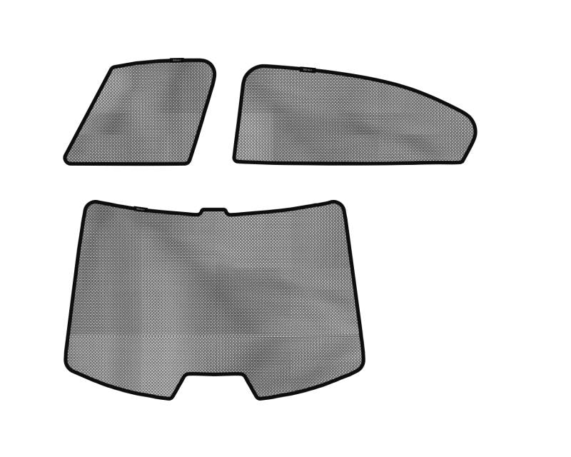 3D MAXpider 2008-2012 Honda Accord Sedan Black Sun Shades - Complete Set S1HD0080