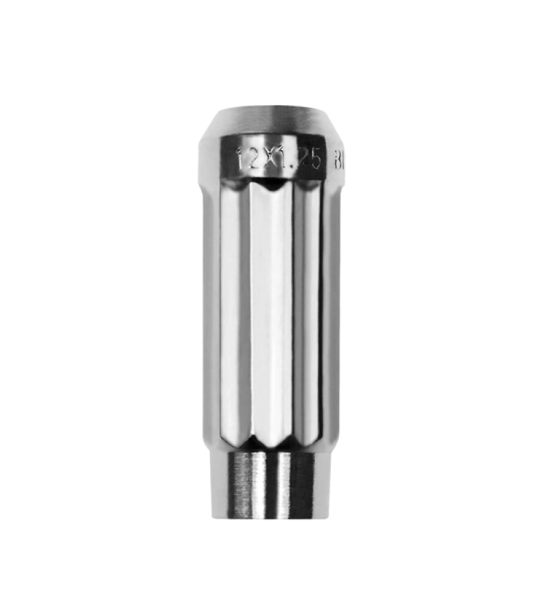 BLOX Racing 12-Sided P17 Tuner Lug Nut 12x1.25 - Chrome Steel - Single Piece BXAC-00143-CH