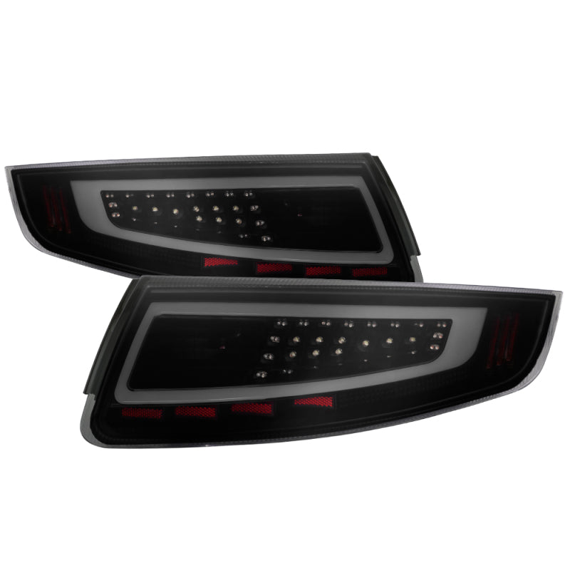 SPYDER xTune 05-08 Porsche 911 / 997 Light Bar LED Tail Lights - Black Smoke ALT-ON-P99705V2-LBLED-BSM 9040795