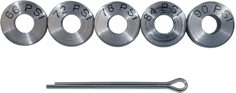 Boundary 89-05 Ford/Mazda BP (All Types) I4 Shim Kit (7/14/21/28/35 PSI) w/Retaining Pin BP-SH-K