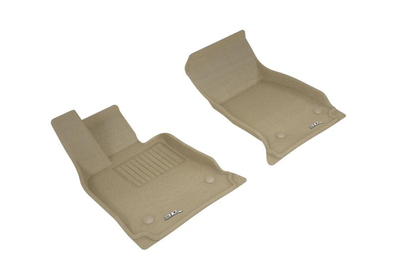 3D MAXpider 2016-2020 Cadillac CT6 Kagu 1st Row Floormat - Tan L1CD01711502