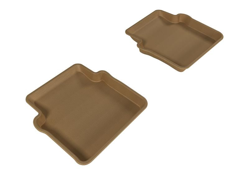 3D MAXpider 2012-2014 Chrysler/Dodge 200/Avenger Kagu 2nd Row Floormats - Tan L1CY00221502