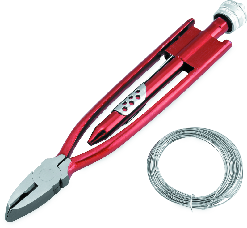 BikeMaster 9in Safety Wire Pliers w/ Wire 151568