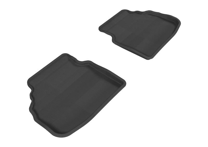 3D MAXpider 2009-2012 BMW 7 Series F01 Kagu 2nd Row Floormats - Gray L1BM05321501