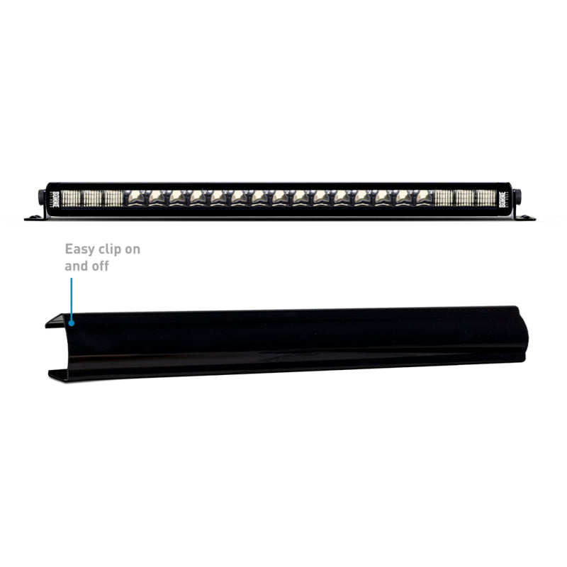 Borne Off-Road Light Bar Cover Single Row 20in Black BNLT-COV-SS20BK