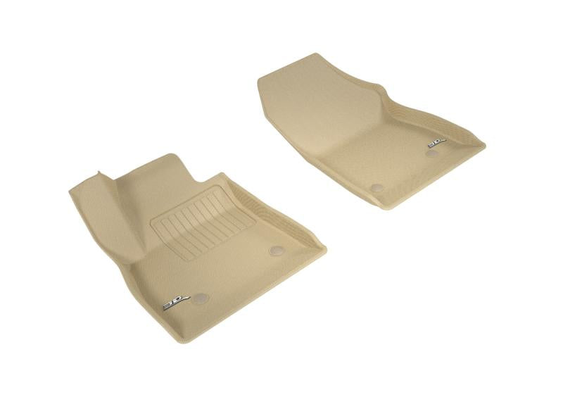 3D MAXpider 2016-2019 Chevrolet Cruze Kagu 1st Row Floormat - Tan L1CH07611502