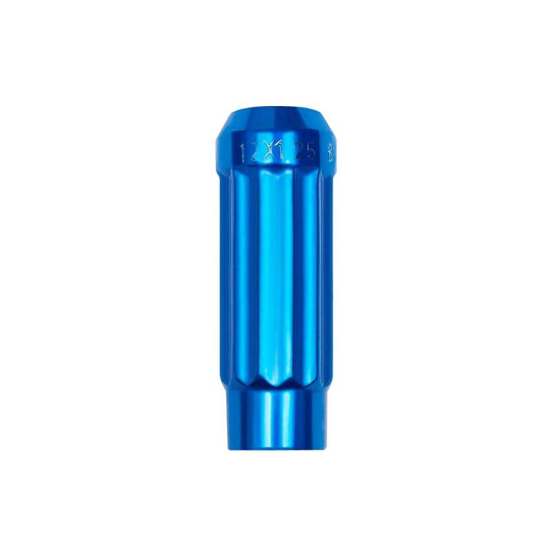 BLOX Racing Tuner 12P17 Steel Lug Nuts - Blue 12X1.25 Individual Piece BXAC-00143-BL