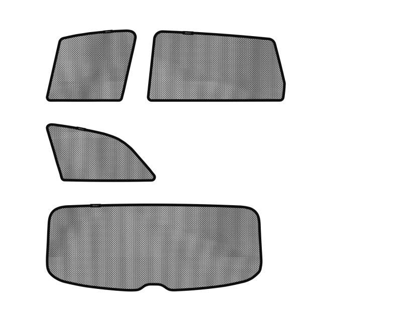 3D MAXpider 2007-2015 Audi Q7 Black Sun Shades - Complete Set S1AD0260