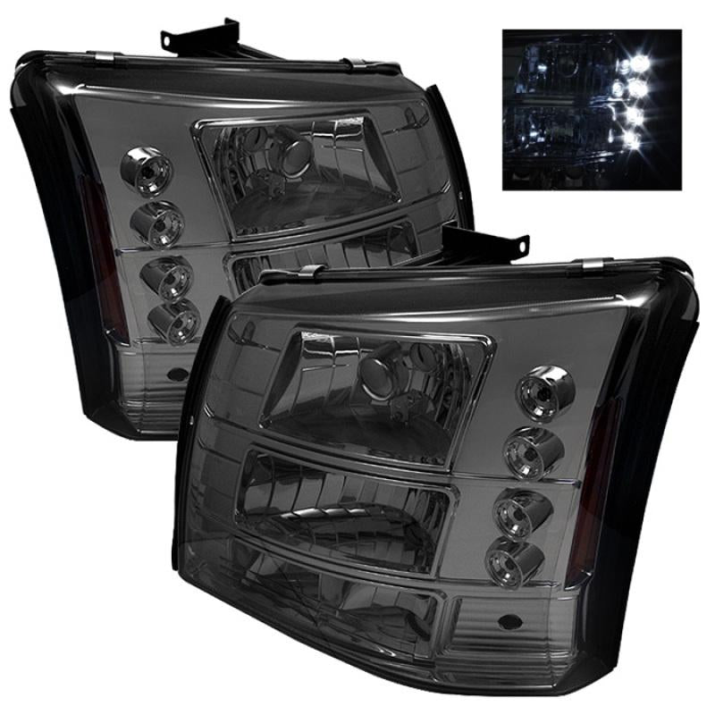 Spyder Chevy Silverado 1500/2500 03-06 Bumper Lights Crystal Headlights Smke HD-YD-CS03-1PC-AM-SM 5012418