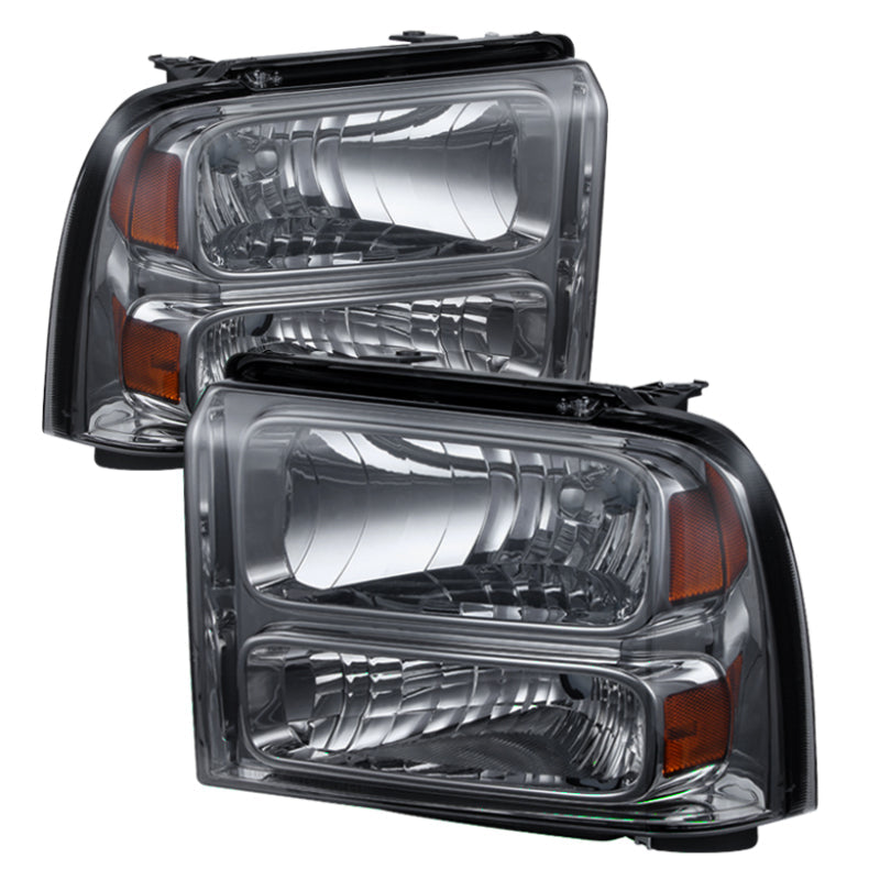 SPYDER Xtune Ford F250/350/450 Super Duty 05-07 Crystal Headlights Smoke HD-JH-FS05-AM-SM 9026577
