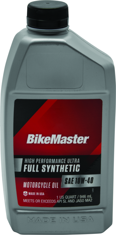BikeMaster 10W40 Full Synthetic Oil - Quart 532322