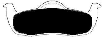 Porterfield Brake Pads for 2006 JEEP COMMANDER