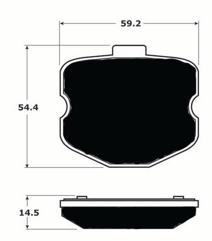 Porterfield Brake Pads for 2013 CHEVROLET CORVETTE Z06