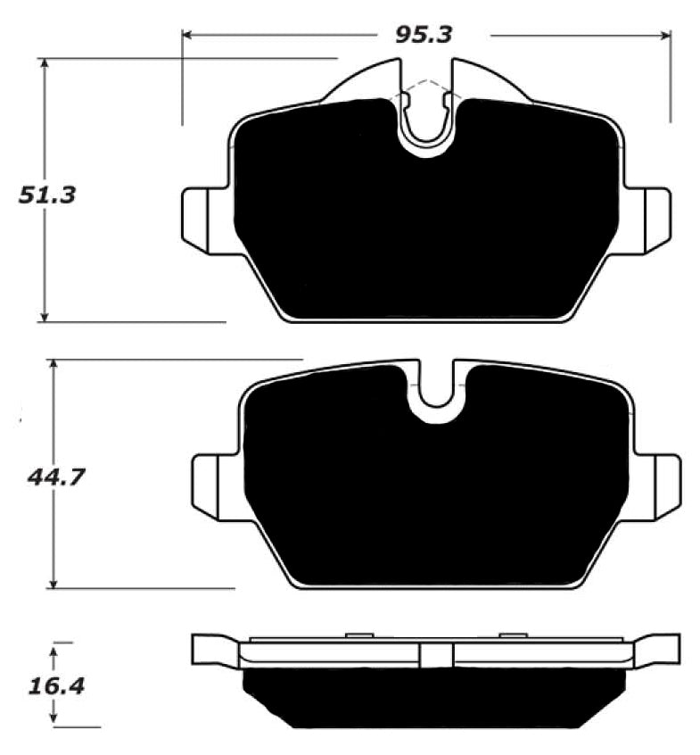 Porterfield Brake Pads for 2011 MINI Countryman