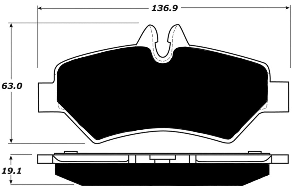 Porterfield Brake Pads for 2014 FREIGHTLINER SPRINTER 3500