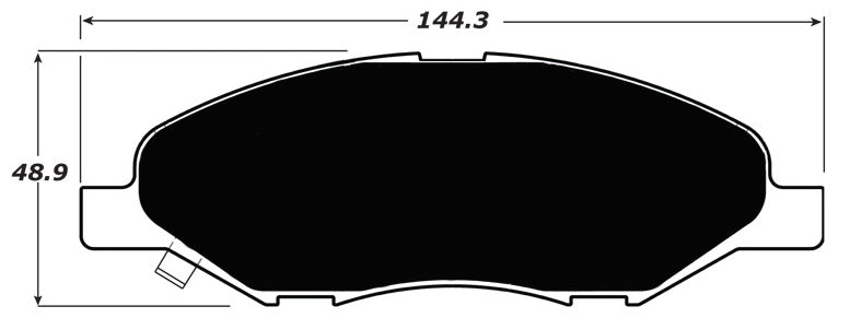 Porterfield Brake Pads for 2011 NISSAN VERSA 1.6L