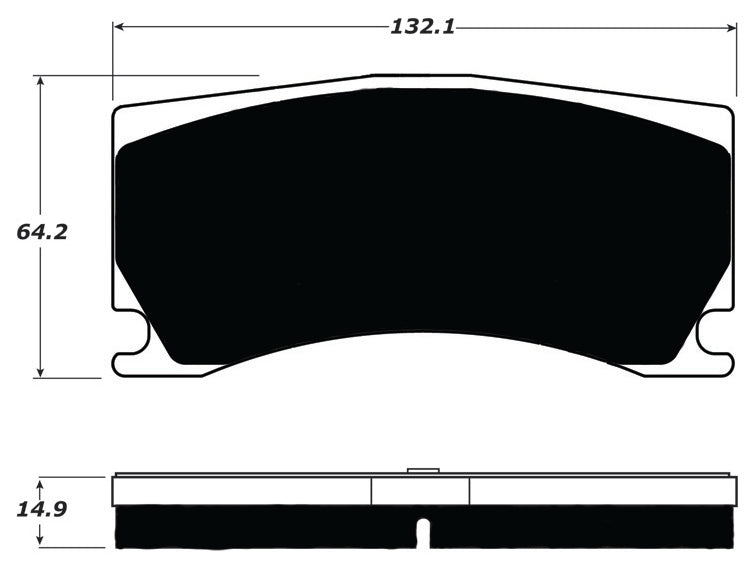 Porterfield Brake Pads for 2012 JAGUAR XKR w/Alcon Brake Pkg.