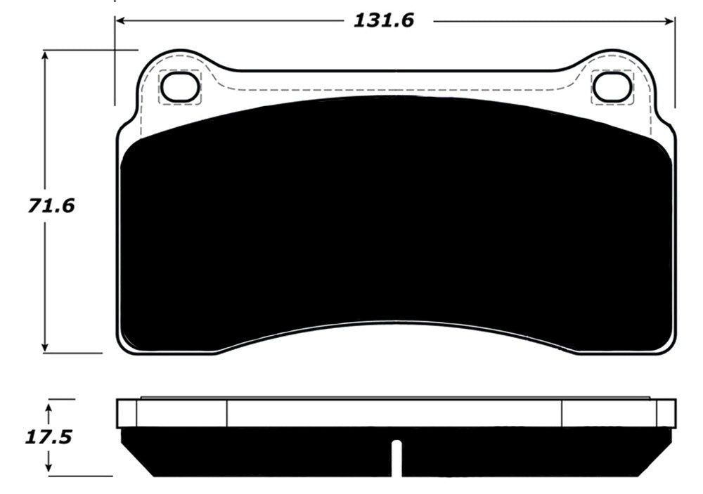 Porterfield Brake Pads for 2012 NISSAN GTR