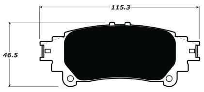 Porterfield Brake Pads for 2012 TOYOTA SIENNA