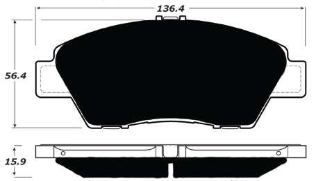 Porterfield Brake Pads for 2013 HONDA FIT