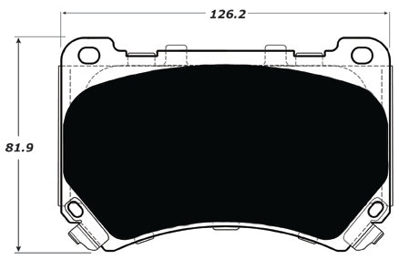 Porterfield Brake Pads for 2012 HYUNDAI EQUUS 4.6L