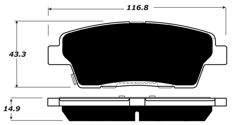 Porterfield Brake Pads for 2012 HYUNDAI GENESIS SEDAN V6